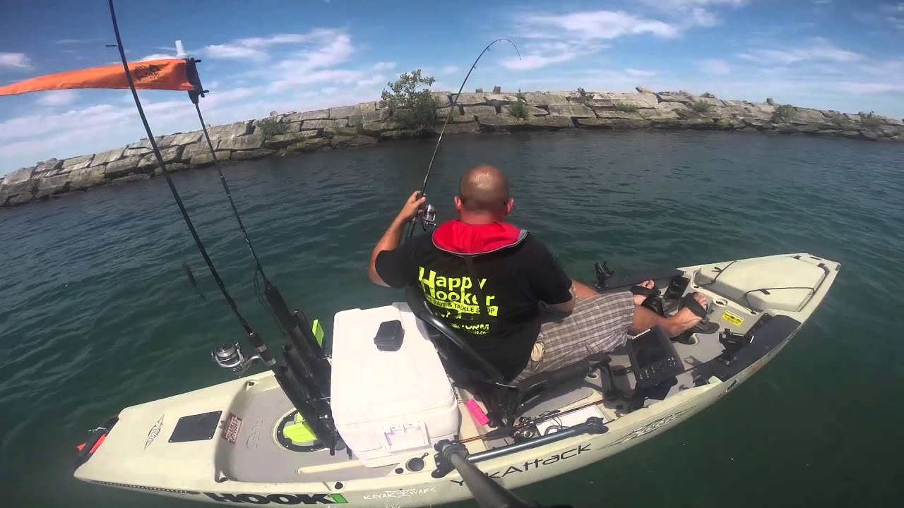Lake Erie smallmouth kayak fishing YouTube
