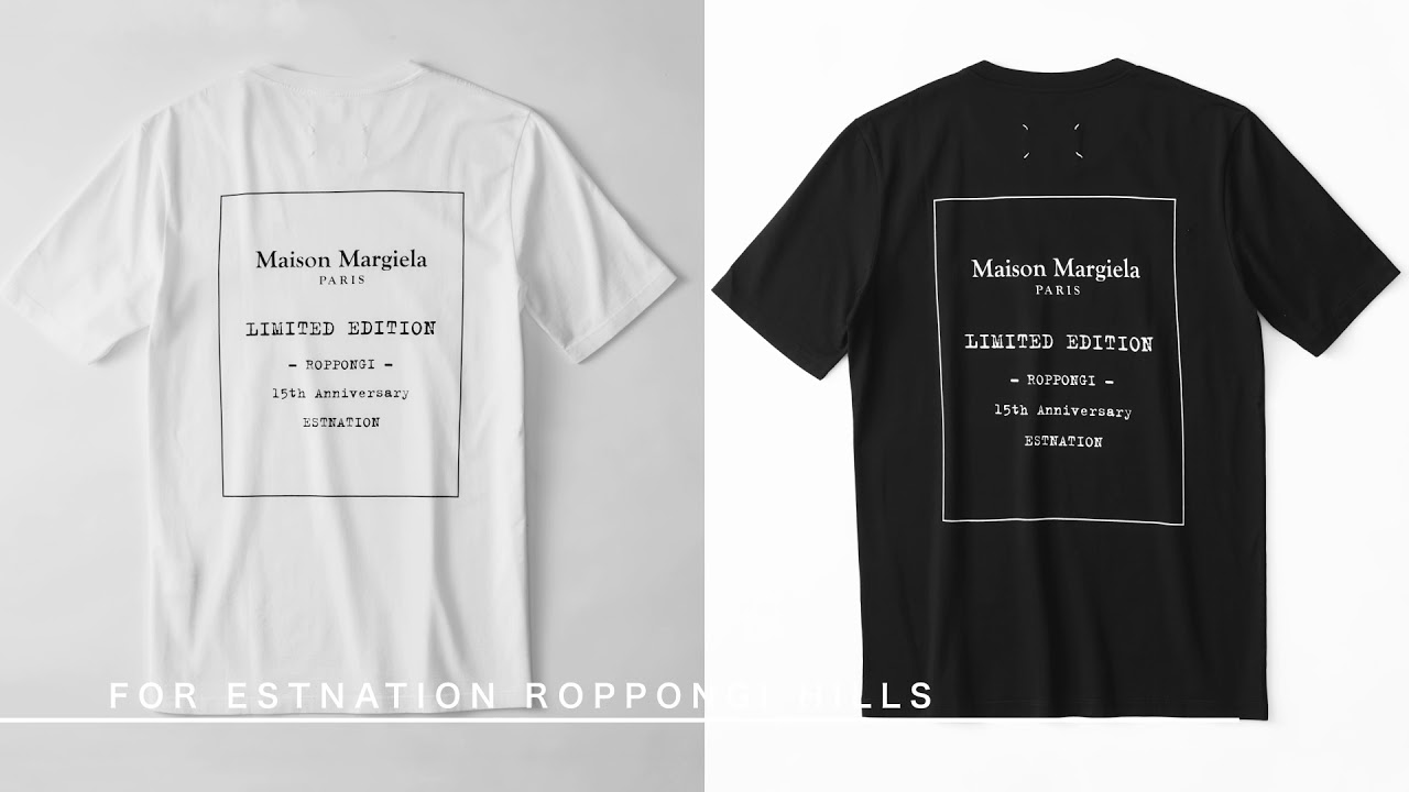 希少 Maison Margiela エストネーション六本木 15周年 Tシャツ エストネーション六本木店の15周年を記念。メゾン マルジェラの