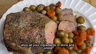 The Easiest Tender Beef Eye Round w/ Carrots & Potatoes