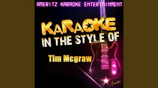 She's My Kind of Rain (In the Style of Tim Mcgraw) (Karaoke Version)