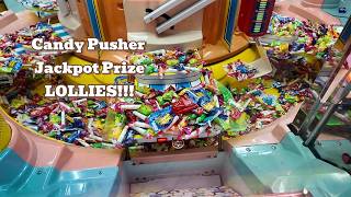 Big Sweet Land Arcade Game Crazy Jackpot Win! Winning Prizes & Candy!!! screenshot 5