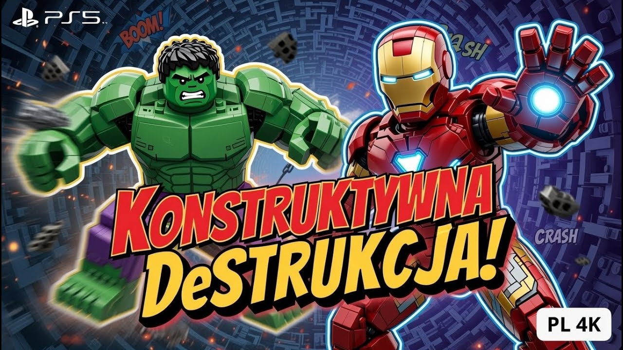Startujemy z LEGO Marvel Avengers! 🧱 Epicki początek przygody – Odcinek 1 (PL, PS5 4K)