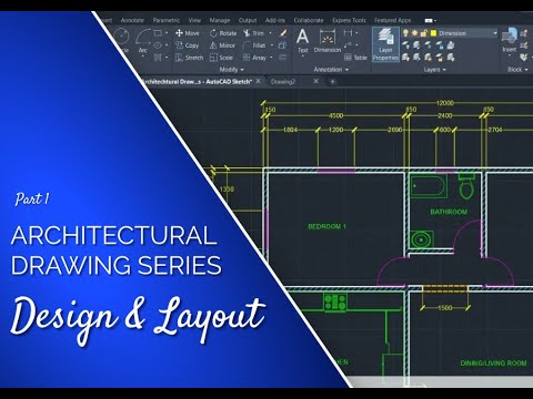 Architectural Drafting Series - Design & Layout - Part 1 - YouTube