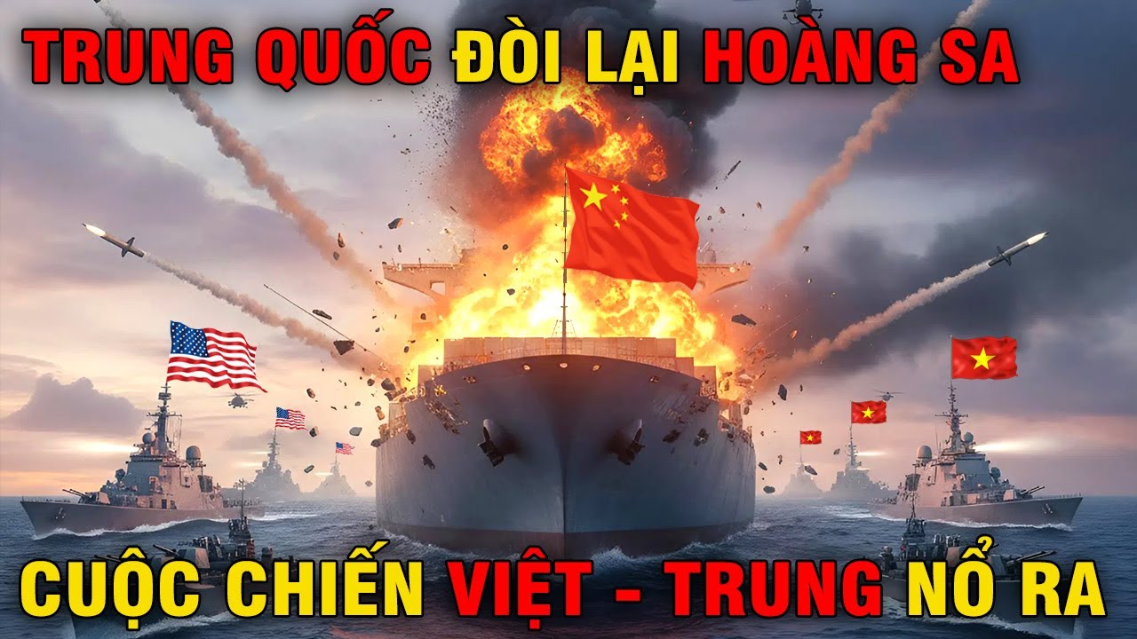 Đại Chiến Biển Đông: Trung Quốc Chiếm Hoàng Sa - Liên Minh Mỹ Việt Ra Tay Trừng Phạt Kinh Hoàng!