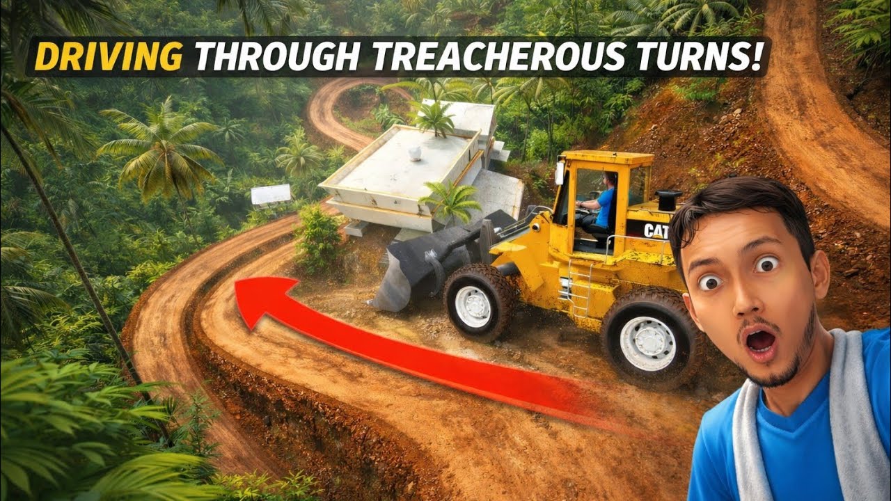 😮🔥New Mod Map | Mini JCB Driving | Dangerous Curvy Route 😮 | Bus simulator indonesia 