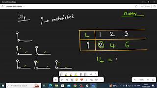 Matchstick patterns - Algebra