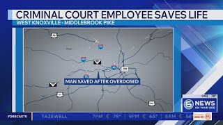 Knox County employee recognized for helping save man’s life