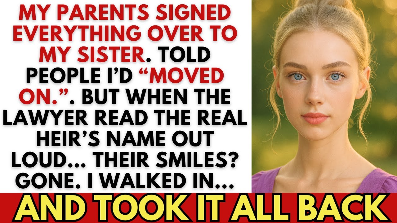 My Parents Signed Everything Over To My Sister—But The Lawyer Uncovered The Real Heir. I Walked In..