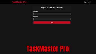 TaskMaster Pro