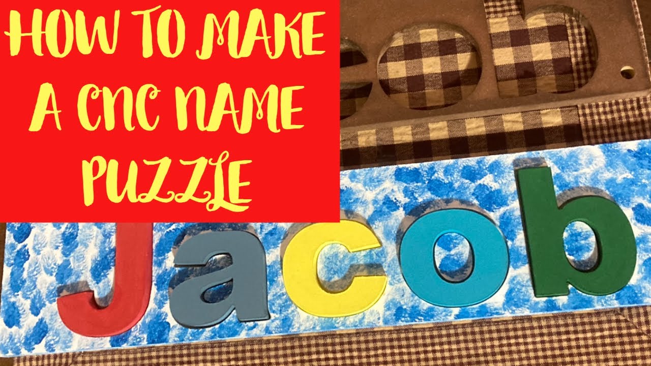 HOW TO: MAKE A CNC NAME PUZZLE ON A SHAPEOKO XXL