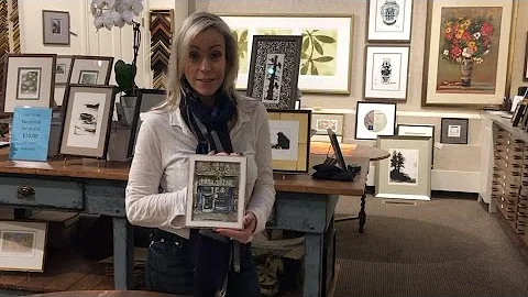 Candice Lucas' Memories from France, Custom Framed