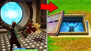 Omg Je Suis Rentre Dans Le Nouveau Portail Secret Du Bunker Wailing Woods - Fortnite Battle Royale