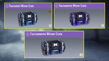 Opening 100 Tournament Winner Crate in COD Mobile
