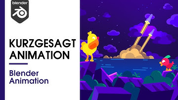 Kurzgesagt Animation in Blender