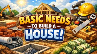 Basic needs to build a dream house  #buildyourhome #dreamhome #homedecor #interiordesign