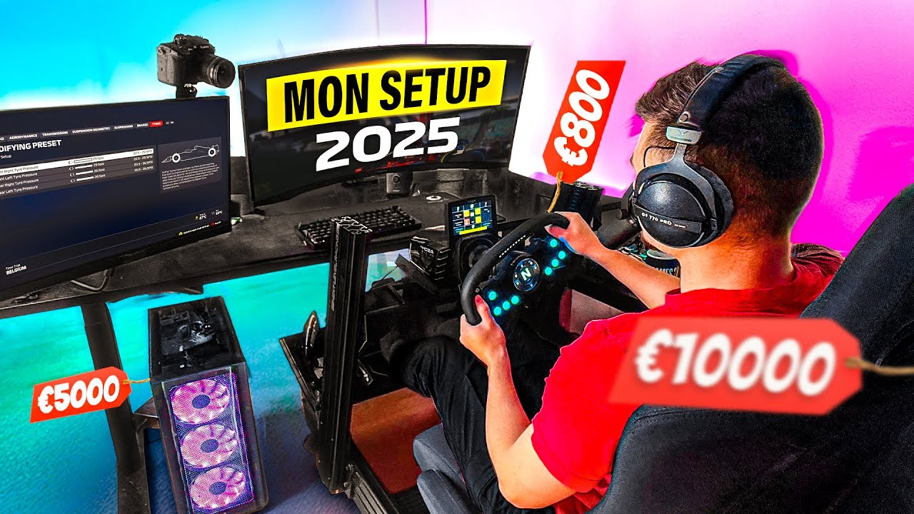 MON SETUP 2025 (SimRacing / Streamer / Gamer et Youtubeur)