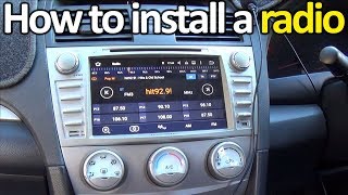 How to Install an aftermarket Radio In a Car