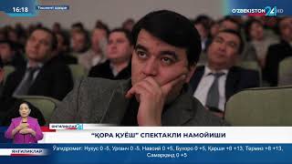 "Qora quyosh" spektakli namoyish etildi...