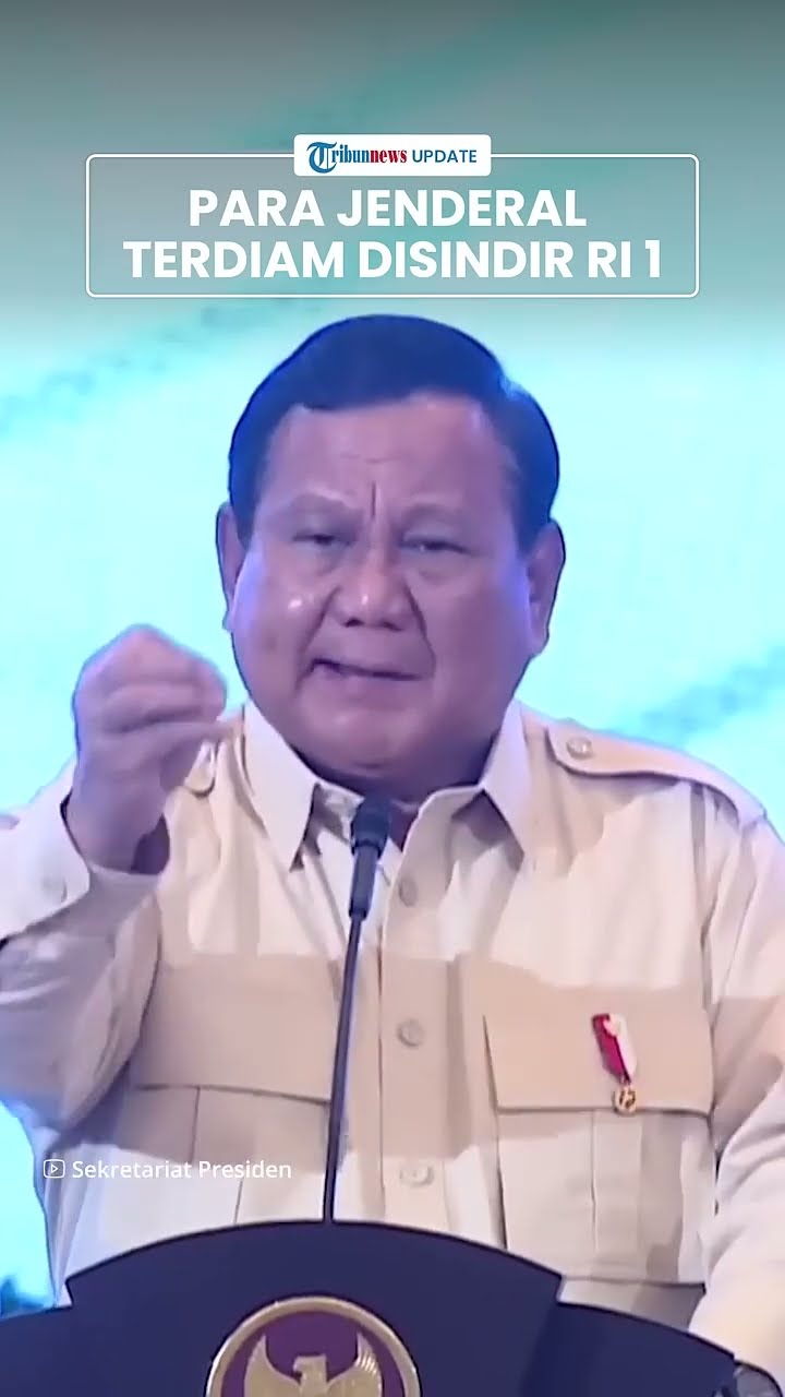 KODE KERAS! Presiden Prabowo Sindir Jenderal Berbintang Berani Beri Nyawa saat Dibutuhkan Rakyat