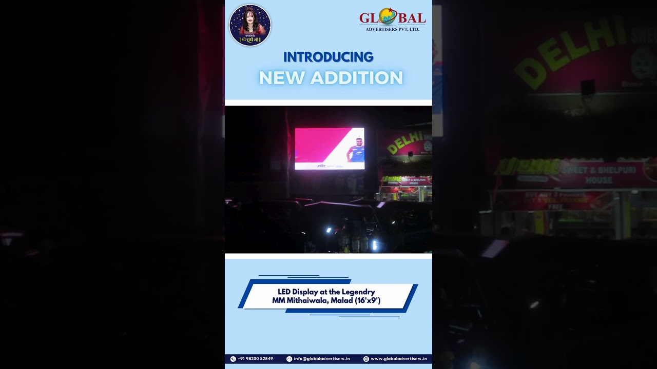 Introducing our latest LED displays and Hoardings across Mumbai