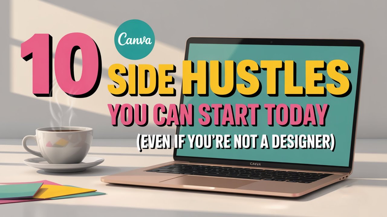 10 Canva Side Hustles You Can Start Today