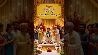 Ai Latest wedding invitation 3D #edius #tutorial #invitation #invitationvideos #shorts #youtubeshort