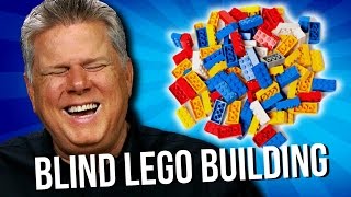 Blind Man Tries Building Things With LEGO