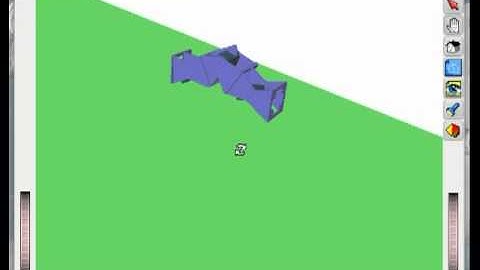 Simulating the locomotion of the Cube3 modular robot with Openrave