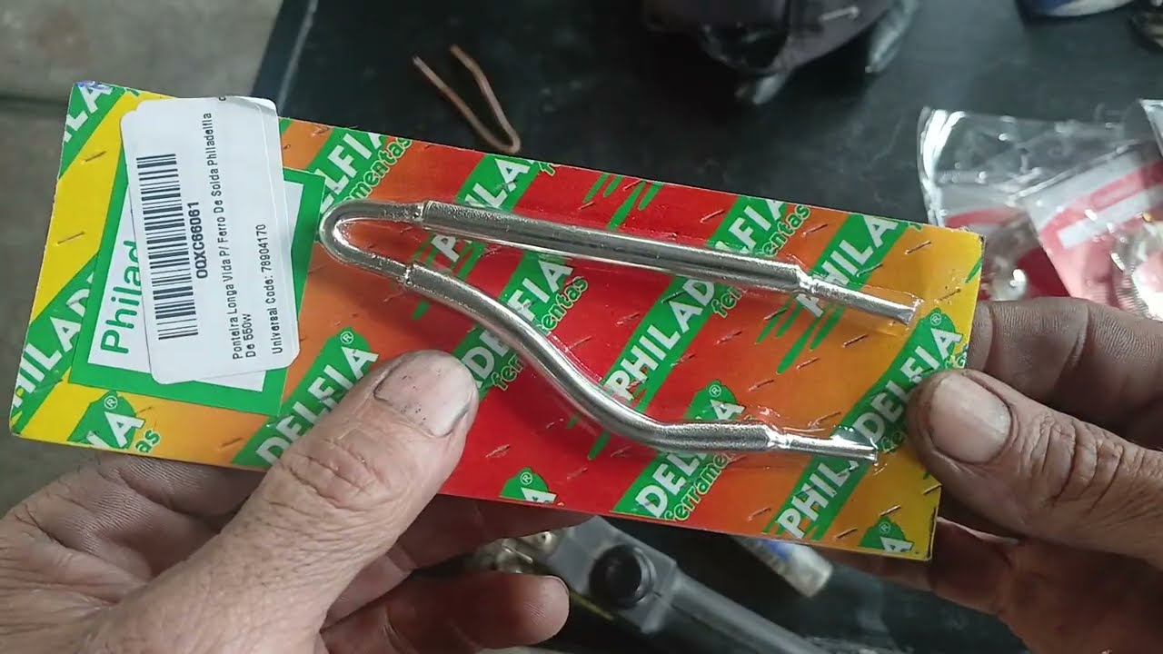 Testando ponteira com alta durabilidade para ferros de solda