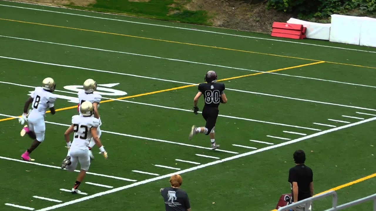 Atkinson TD catch John Carroll/Boys' Latin football 10/9/15 YouTube