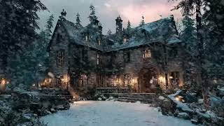Peaceful Winter Night in the Mountains with Soft Snow and Gentle Wind for Better Rest screenshot 5