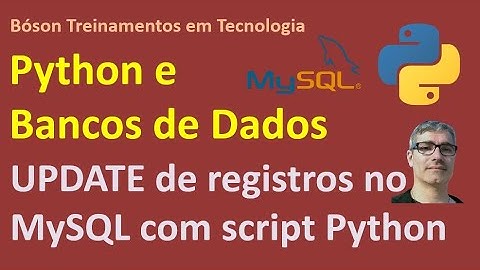 Atualizar dados em um banco MySQL com UPDATE usando Python