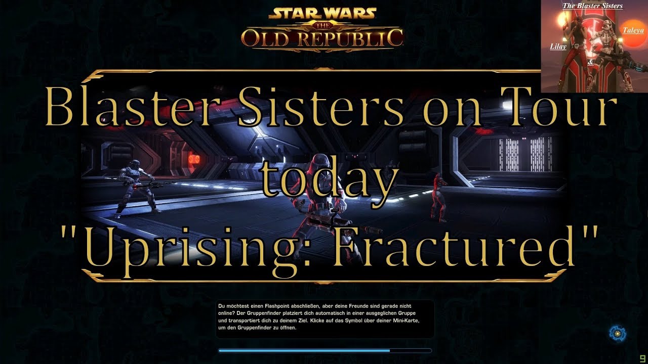 SWTOR "Uprising Fractured" (Master Mode) two women run / Aufstand Zersplittert (Meister)