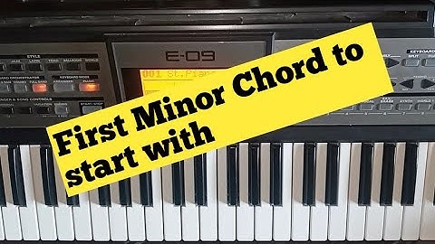 Tutorial:Start with this one famous itende minor chord || C# F# G#/A flat