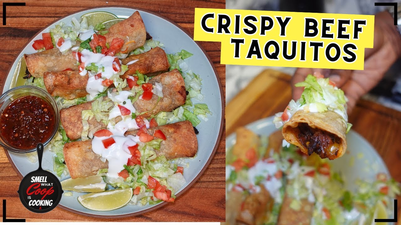 How To Make the Best Crispy Taquitos at Home | Shredded Beef ...