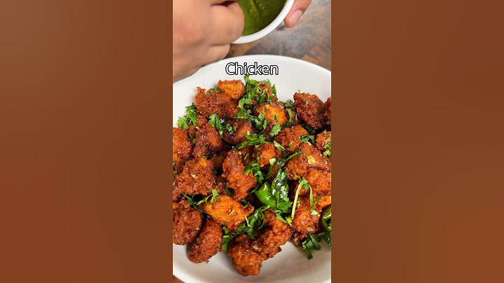 The BEST chicken 65 (Indian Popcorn Chicken) 😍 #Shorts