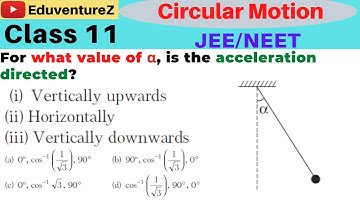 A simple pendulum is vibrating with an angular amplitude of 90° as shown in the figure. For what val