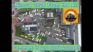 Aircooled VW show Ninove Belgium Freddy Files 2026 from the air.