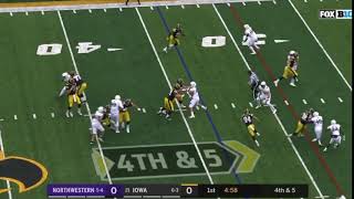 1Q — Failed Iowa fourth-down attempt