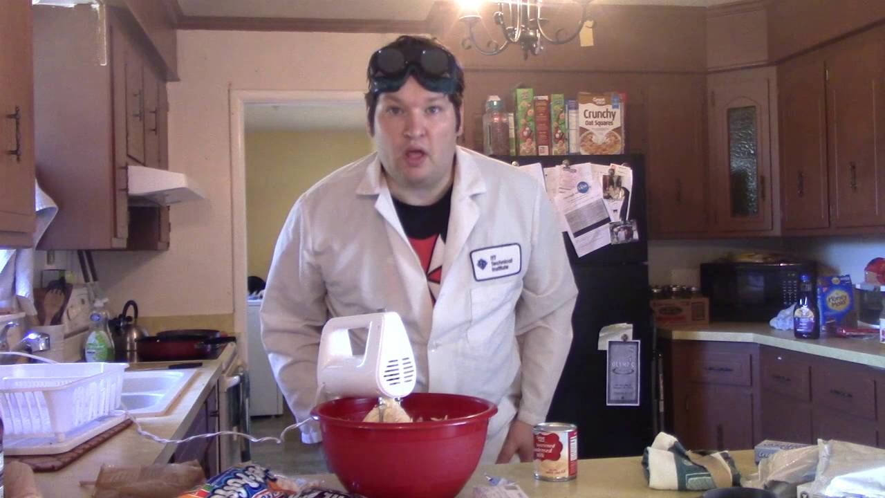 Cooking With A Mad Scientist Cooking A Cheesecake Youtube
