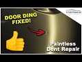 Door Ding Repair - Small Dent Fix #PDR #PaintlessDentRepair