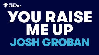 Chords for You Raise Me Up (Radio Version) in the Style of "Josh Groban" with lyrics (no lead vocal)