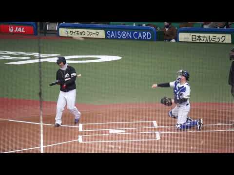 2022/12/18(日) 杉山翔大 ライトフライ 打席(2回表) vs 佐野泰雄