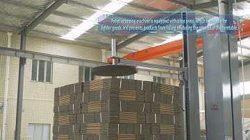 Euro Standard Pallet Stretch Inline Wrapping Machine Pallet Wrapper Online Pallet Wrapping Machines