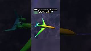POV: Your Airplane Gets Struck by Lightning ⚡✈️ | Electromagnetic Simulation