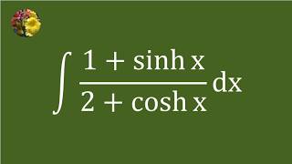 The Hyperbolic Substitution That Makes This Integral Collapse