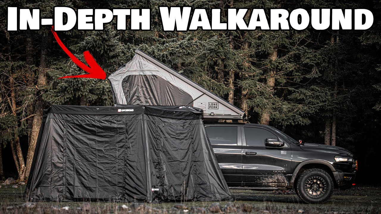Подробный обзор модификации кемпера Lone Peak для Ram 1500 Rebel 2025 года.