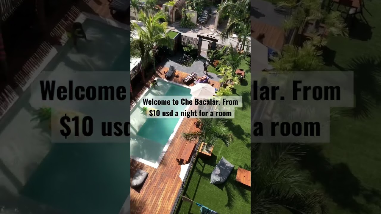 The best hostel that we have been to in Mexico so far. Che Bacalar