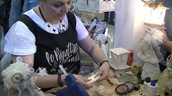 2018/11/11 Napoli, Creattiva 2018, Le Pigottine di Vanda, Testa acconciatura Femmina