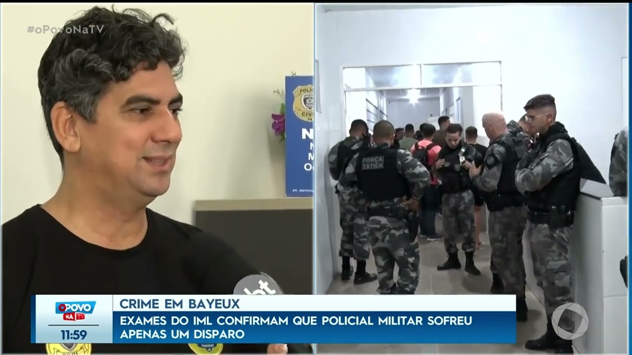 Exames do IML confirmam que policial militar sofreu apenas um disparo - O Povo na TV